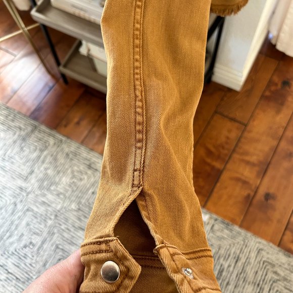 Bishop and Young Brown Denim Cropped Jacket - Picture 2 of 5